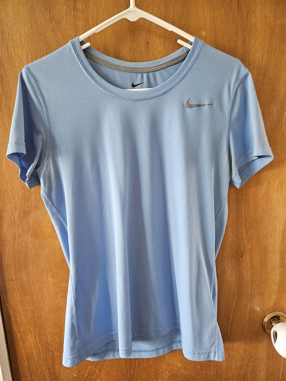 Nike Women’s Light Blue Short Sleeve Dri-FIT Tee